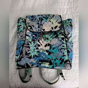 Blue Vera Bradley Drawstring Backpack - Fix er Upper